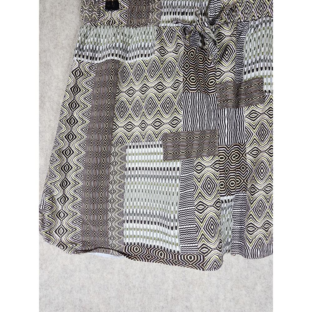 Royalty For Me Brown Tan Patchwork Geometric Desi… - image 3